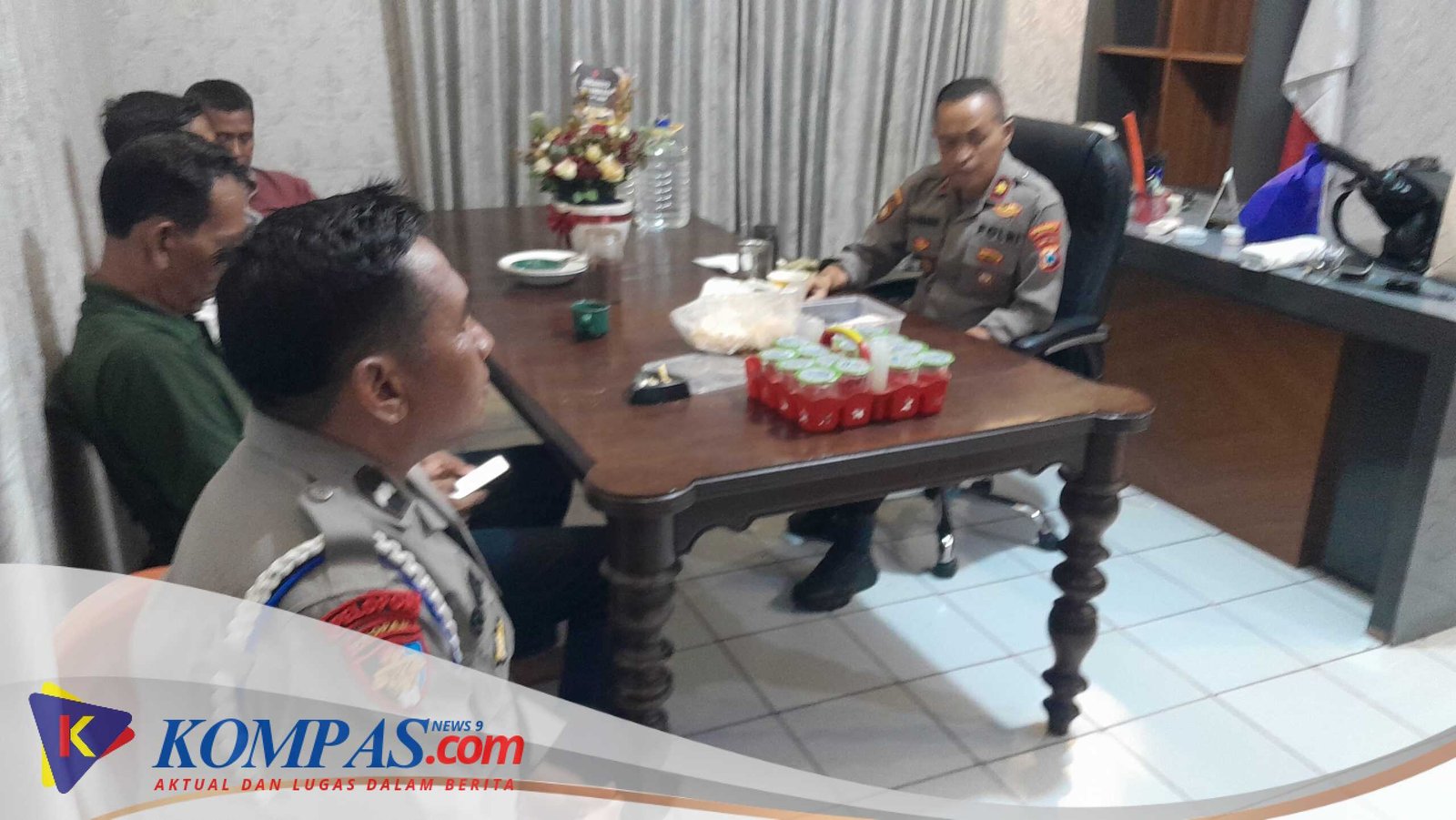 Kapolsek Krian Kompol I GP Atmagiri SH MH Sampaikan Pengarahan dan Pesan Perpisahan Menjelang Sertijab