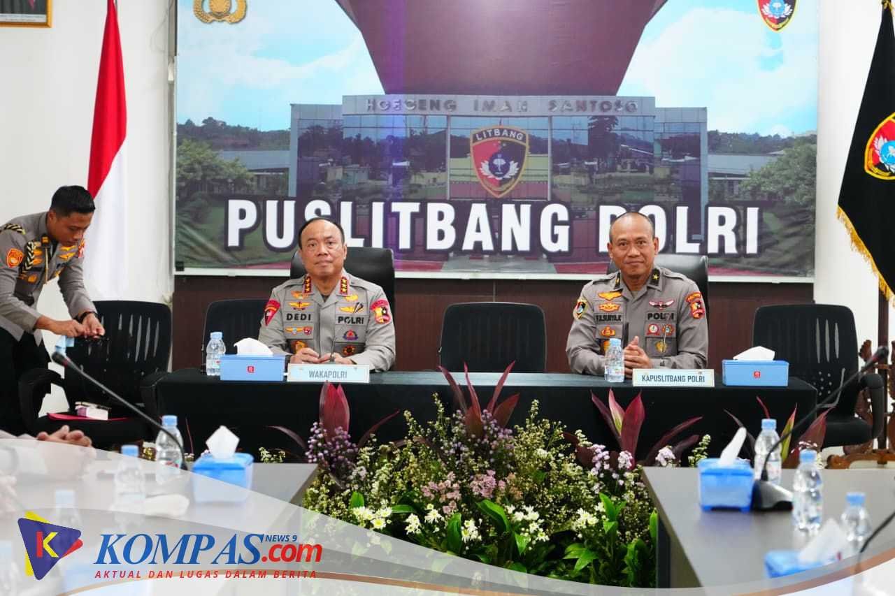 Wakapolri: Puslitbang Harus Urip, Jadi Api Perubahan Polri dan Motor Reformasi Berbasis Riset