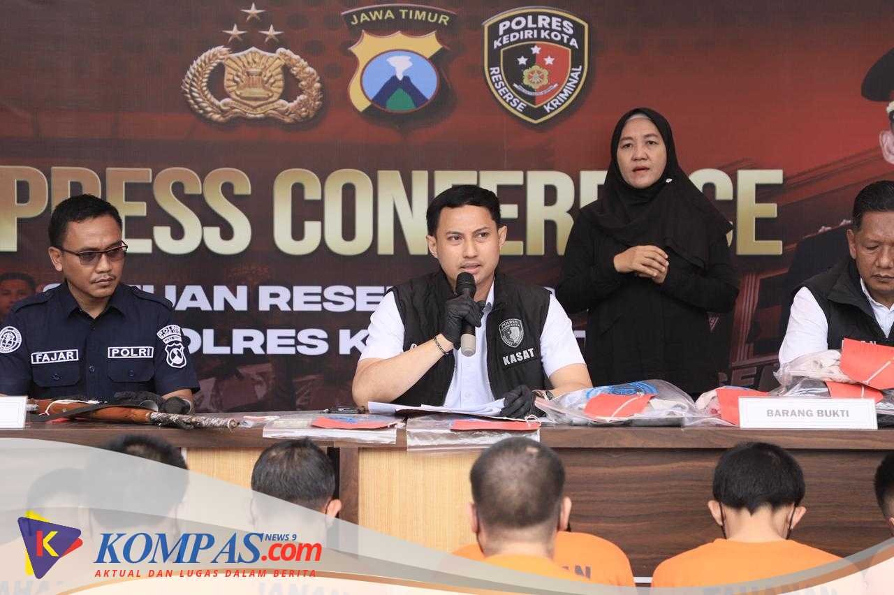 Polres Kediri Kota Ungkap 8 Kasus Selama Operasi Sikat Semeru 2025