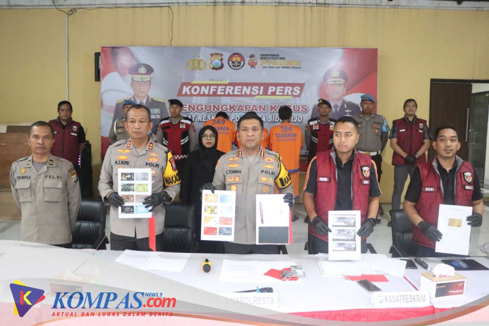 Ganjal Mesin ATM di Rest Area Tol Sidoarjo, Kuras Rp. 135 Juta Milik Korban