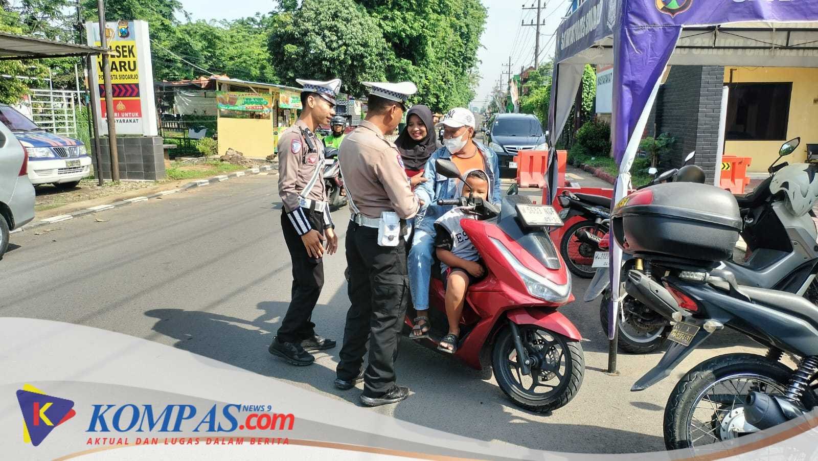 Sosialisasikan Operasi Zebra Semeru, Polsek Waru Ajak Pengendara Tertib Berlalu Lintas