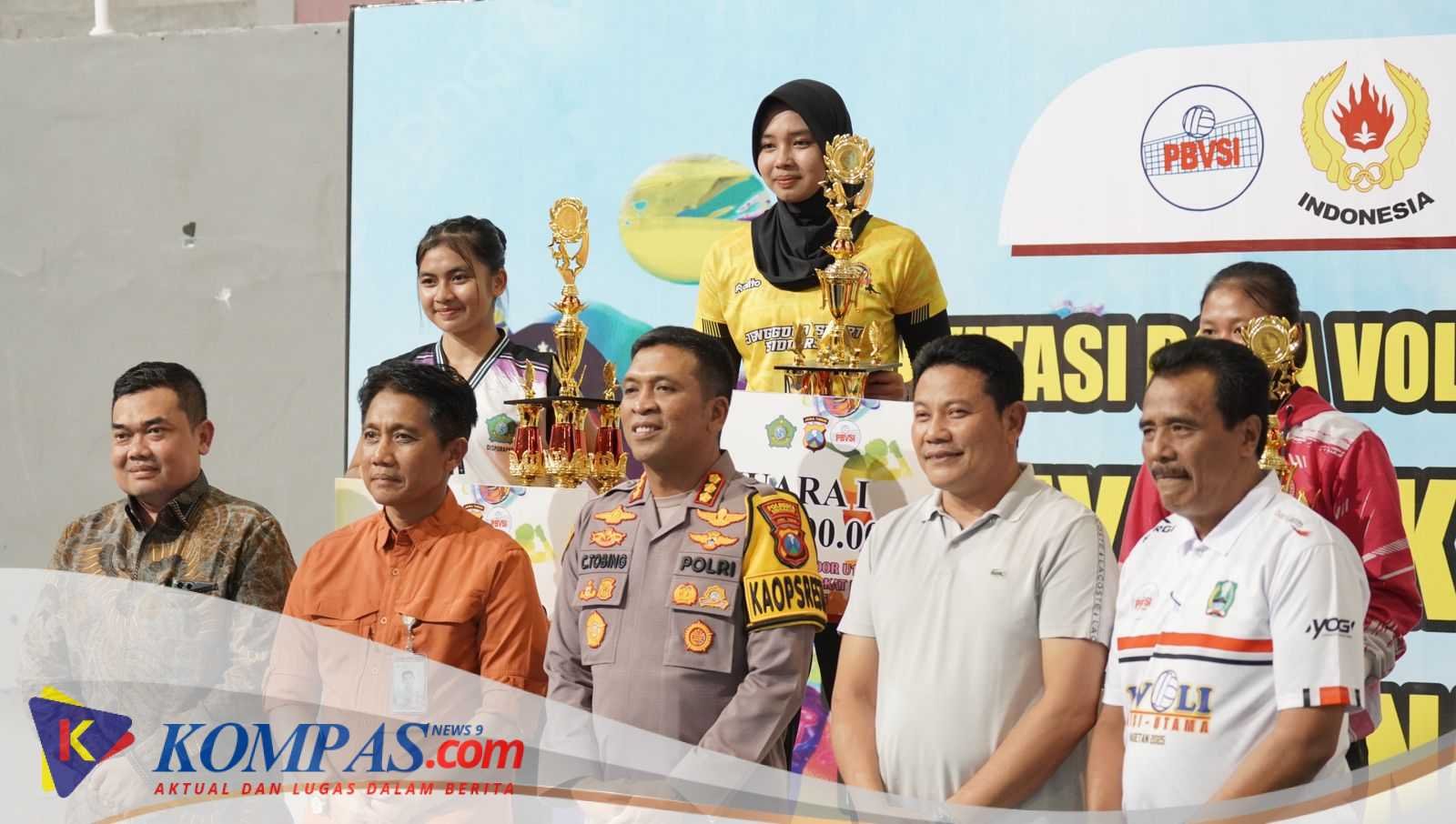 Bupati dan Kapolresta Sidoarjo Tutup Pertandingan Bola Volly Indoor dan Volly Pantai U-17 Bhayangkara Cup Tingkat Nasional