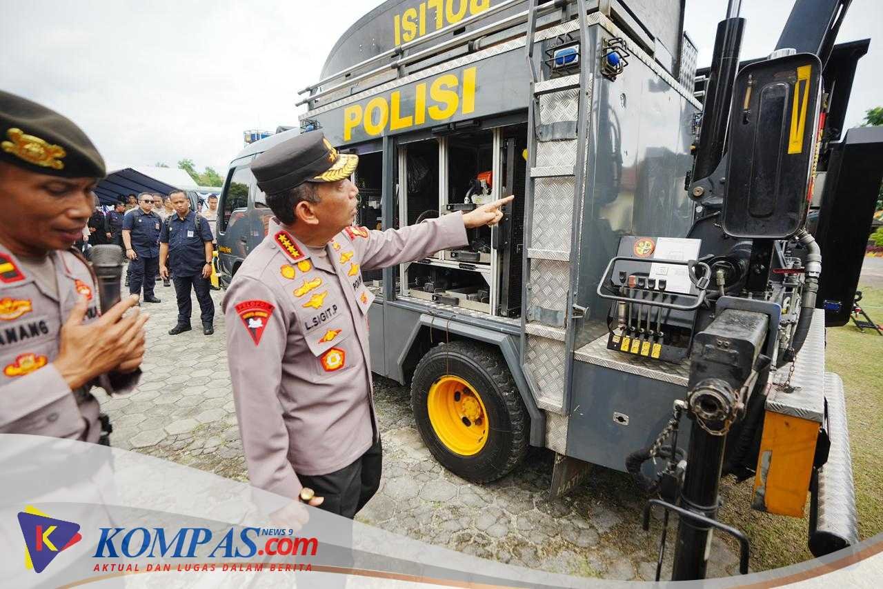 Kapolri Cek Langsung Personel-Sarpras Polda DIY, Pastikan Siap Hadapi Potensi Bencana
