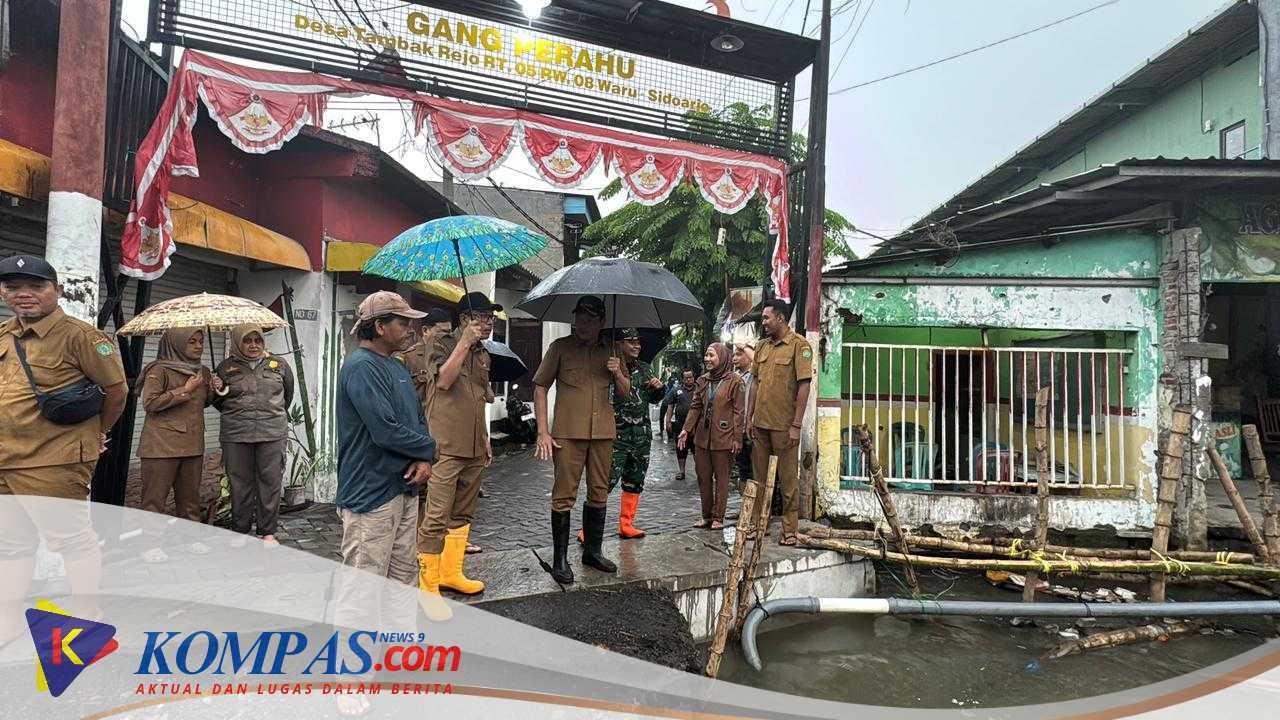 Bupati Subandi Sidak Banjir & Berikan Solusi di Perbatasan Desa Tambak Sawah – Tambak Rejo