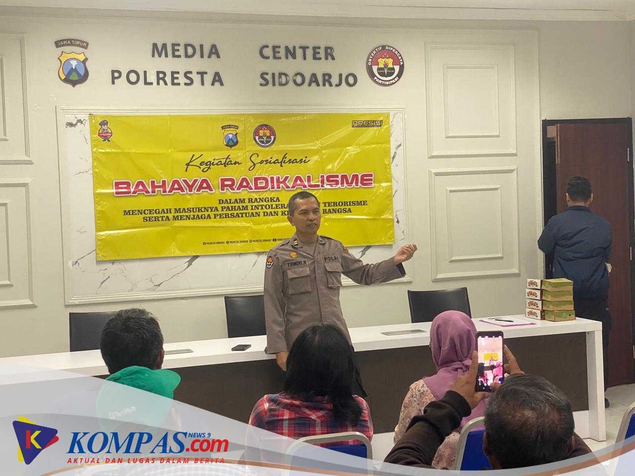 Humas Polresta Sidoarjo Ajak Media dan Mahasiswa Jaga Kondusifitas Jelang Natal dan Tahun Baru