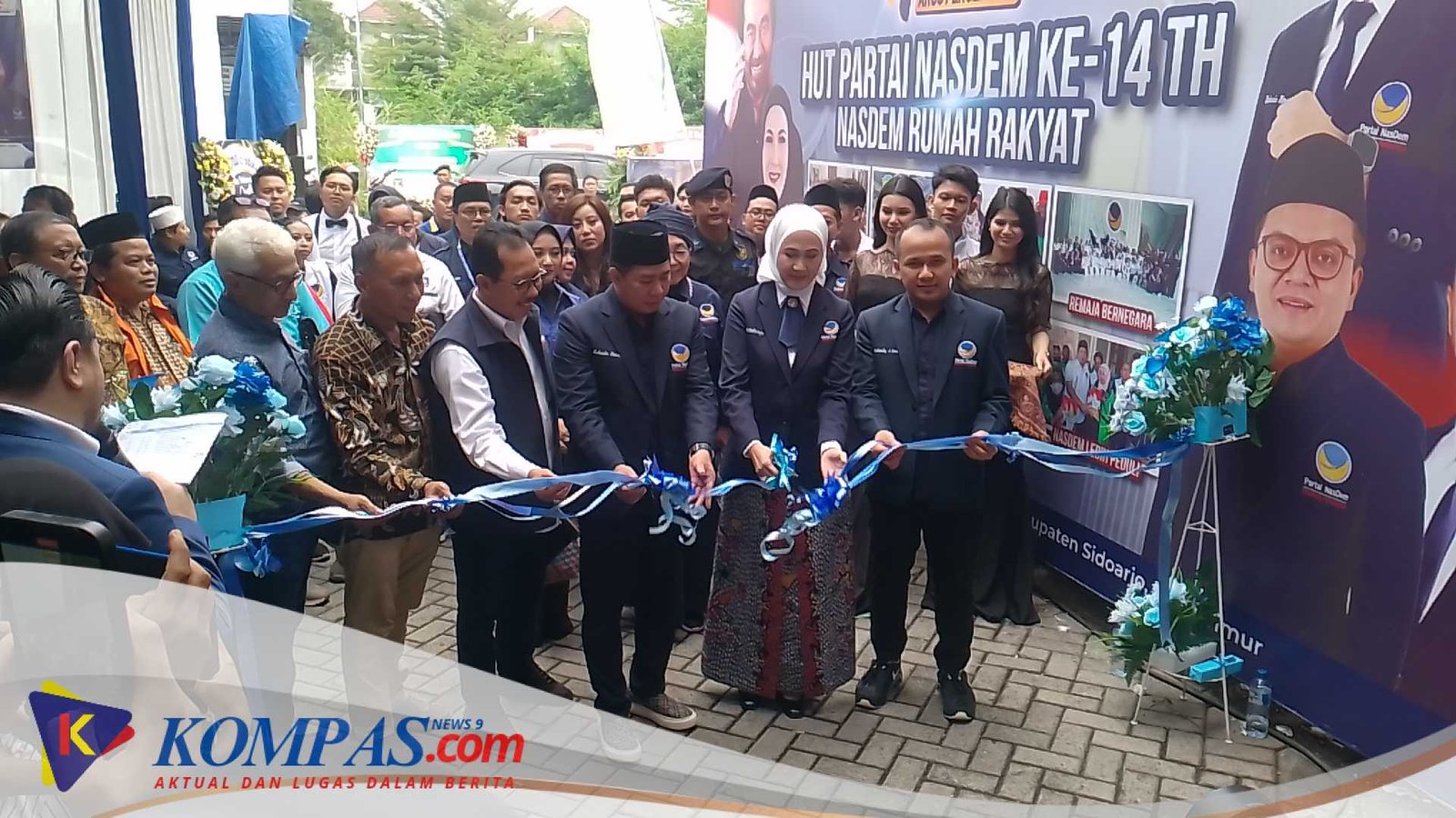 Ketua DPW Partai Nasdem Jawa Timur Resmikan Kantor Baru di Jalan Monginsidi, Sekaligus Gelar Rakerda 1