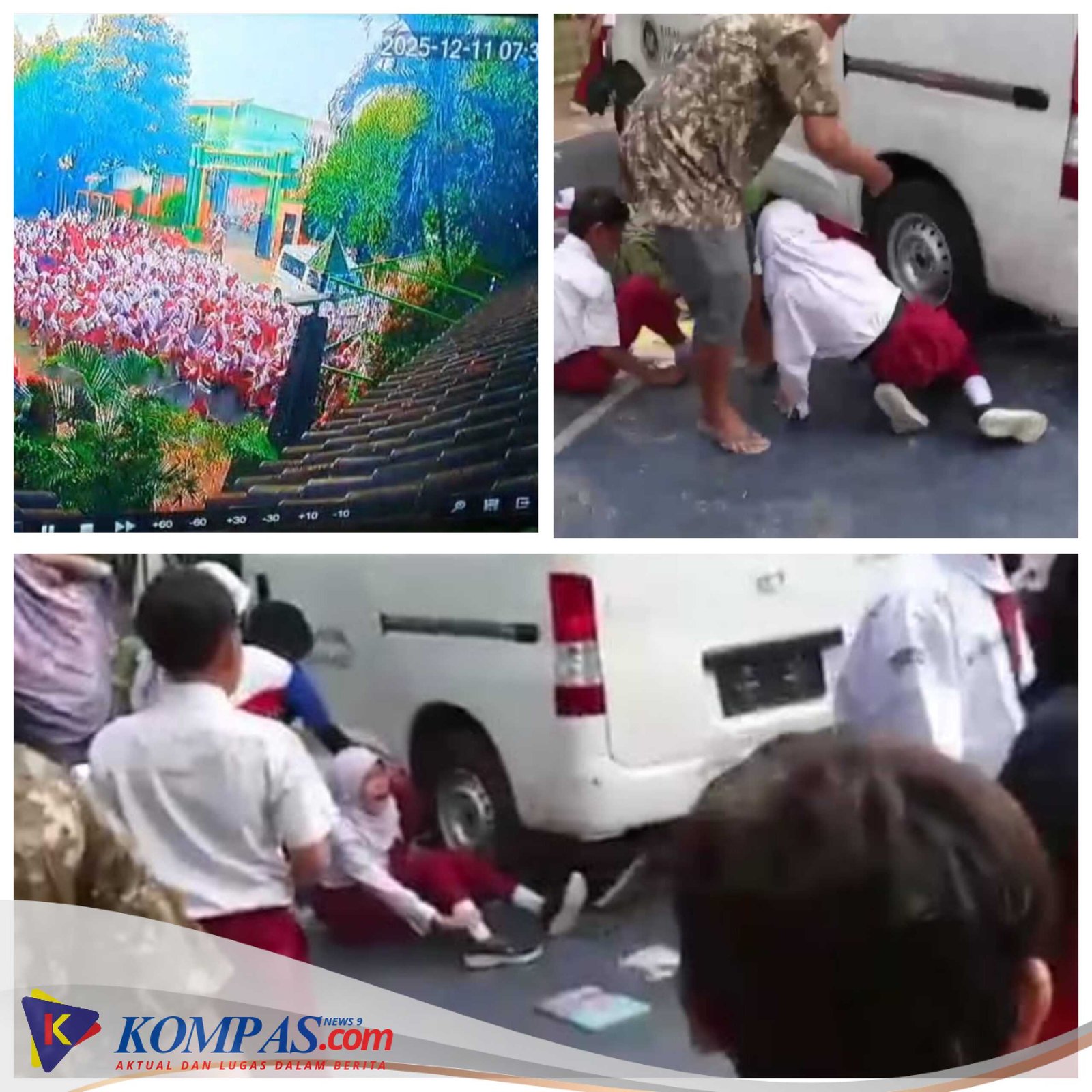 Hendak Kirim Makanan,Diduga Sopir MBG Tabrak Puluhan Siswa Siswi, Polres Metro Jakarta Amankan Sopir