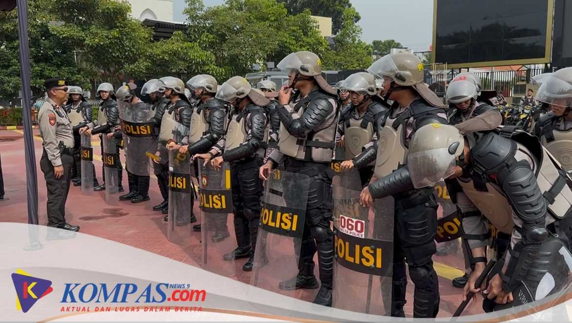 Pengecekan Satuan Samapta Polresta Sidoarjo, Dukung Pengamanan Nataru dan Antisipasi Bencana Hidrometeorologi