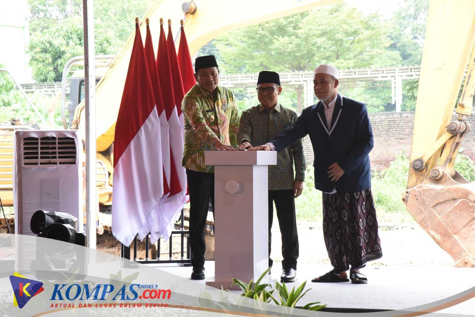 Bupati Subandi Dampingi Menko PM Resmikan Groundbreaking Pembangunan Ulang Ponpes Al Khoziny
