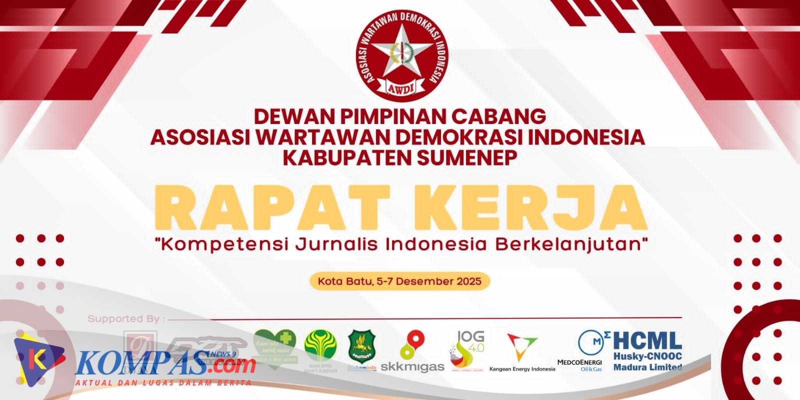 Ketua DPW Jatim Hadiri Raker DPC AWDI Sumenep Bicara Kompetensi Berkelanjutan
