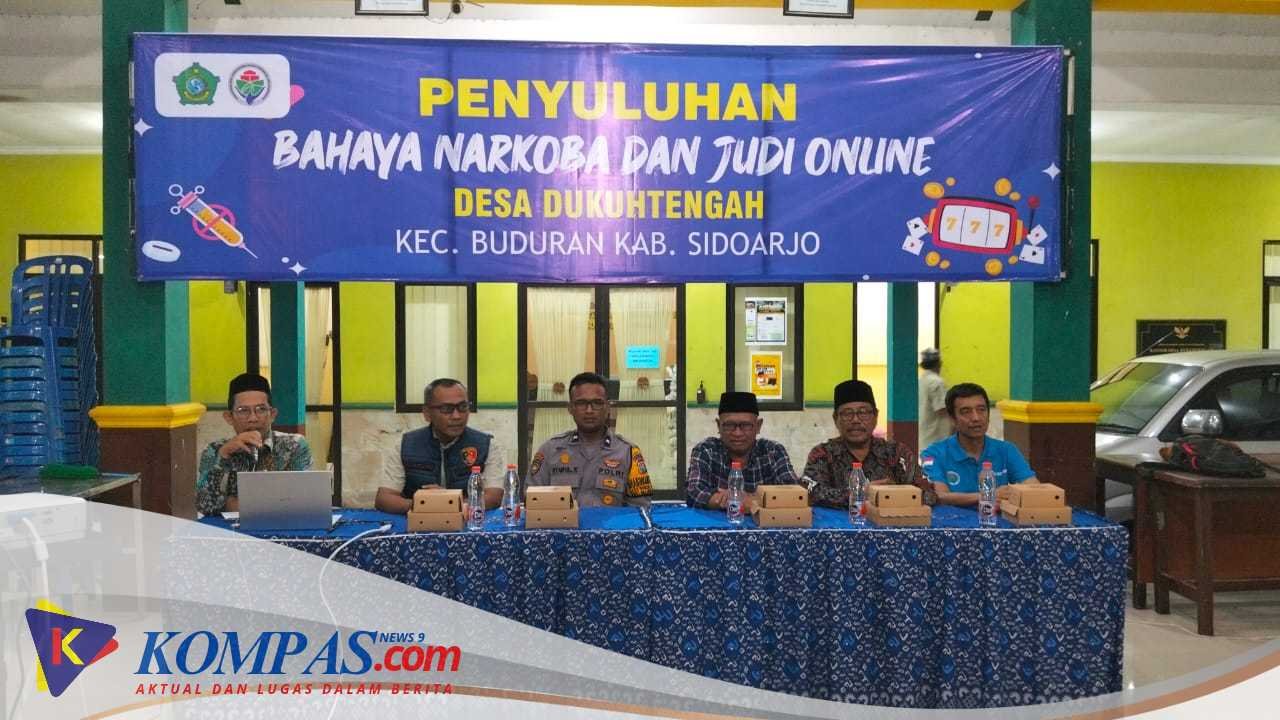 Polsek Buduran Gelar Penyuluhan Bahaya Narkoba dan Judi Online di Desa Dukuh Tengah