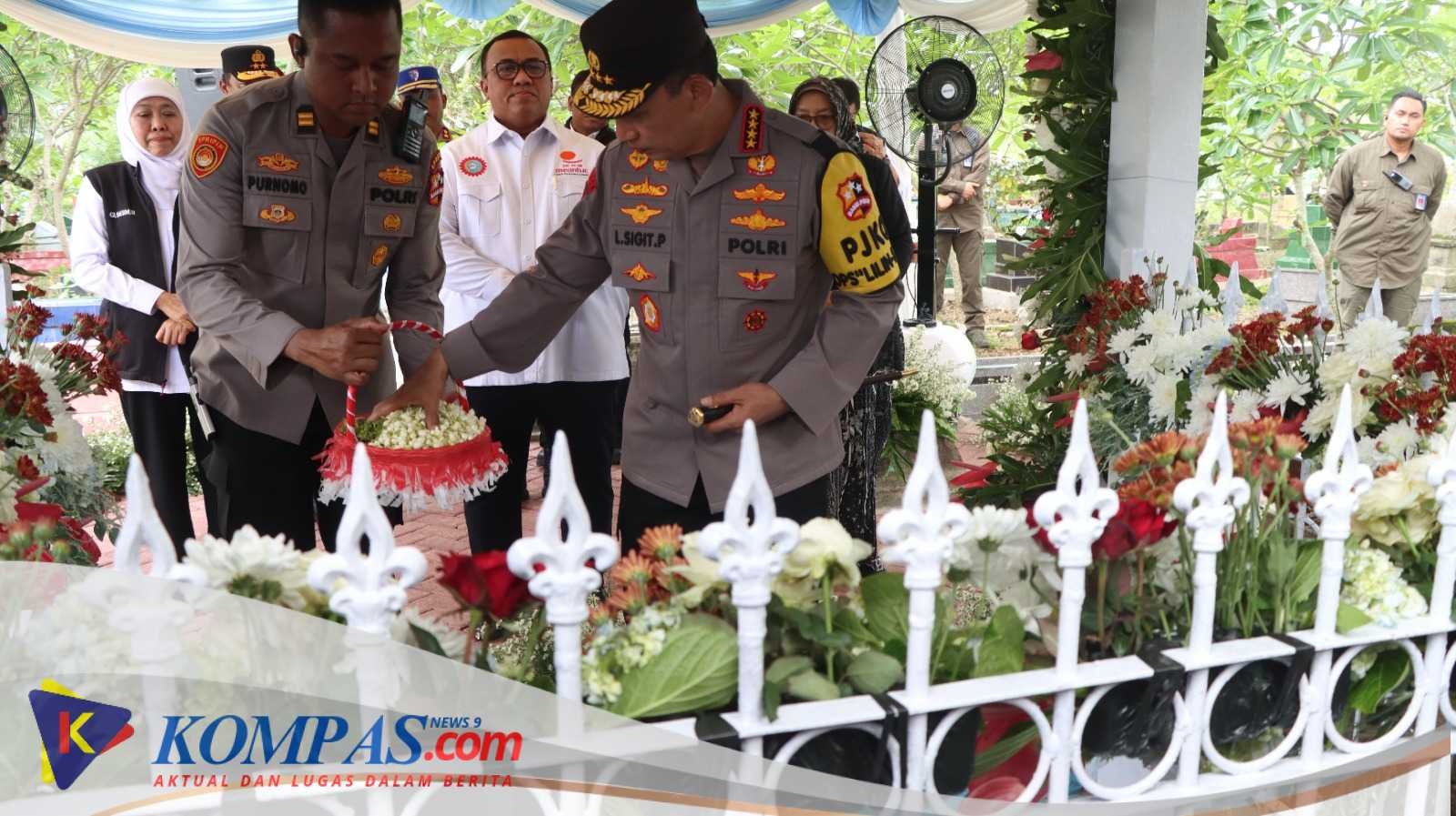 Kapolri Ziarah Makam Marsinah, Tinjau Lokasi Pembangunan Museum Nasional di Nganjuk