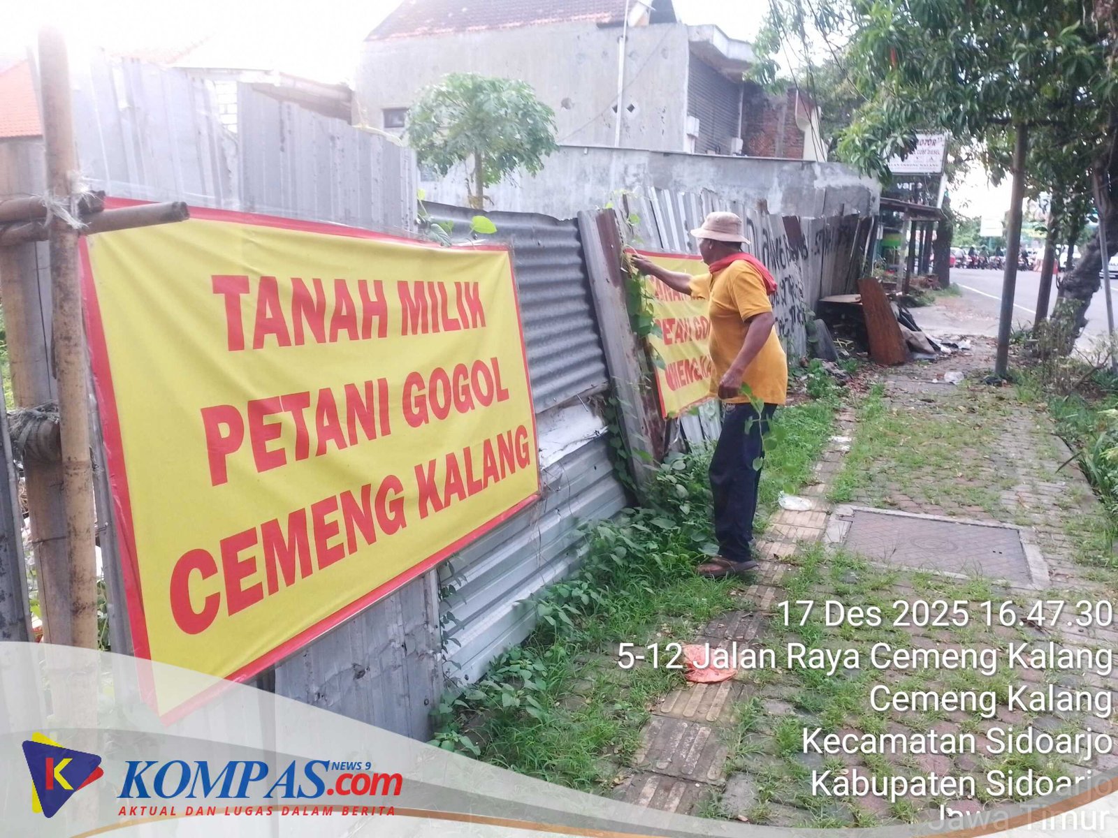 Warga Korban Tanah Gogol Gilir Cemengkalang Berharap Komjak RI Perintahkan Kejati Gercep Turun ke Sawah Kelurahan Cemengkalang