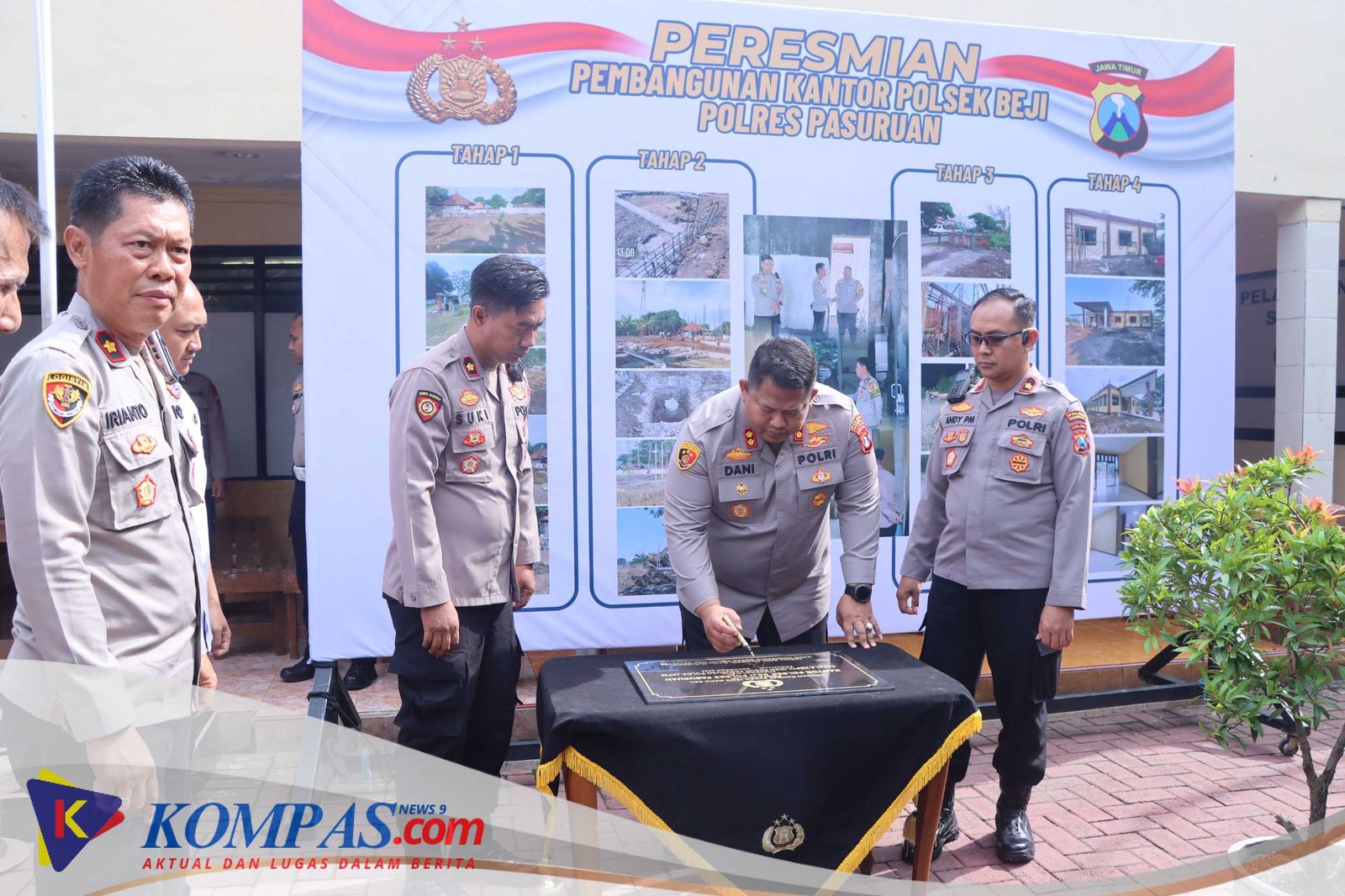 Resmikan Kantor Polsek Gempol dan Aula Bhayangkari, Kapolres: Polsek Penting Dalam Pelayanan Masyarakat