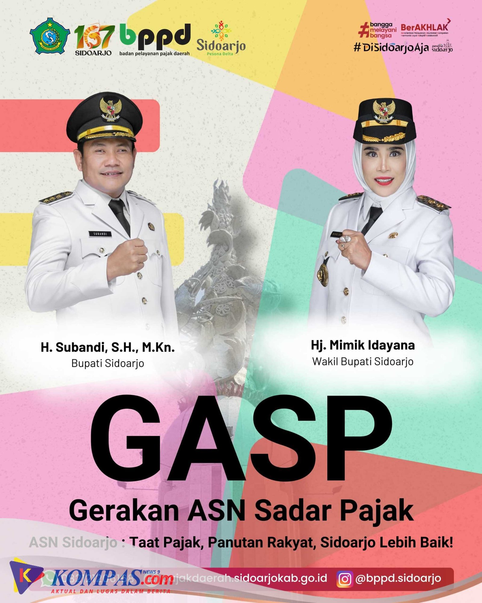 Bupati Sidoarjo Ajak Seluruh ASN Membayar Pajak Lebih Awal