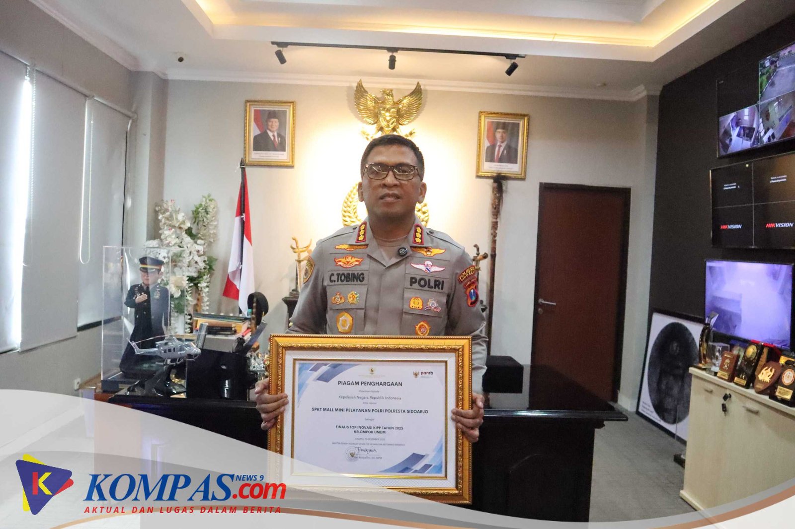 SPKT MMPP Polresta Sidoarjo Raih Penghargaan Menteri PANRB