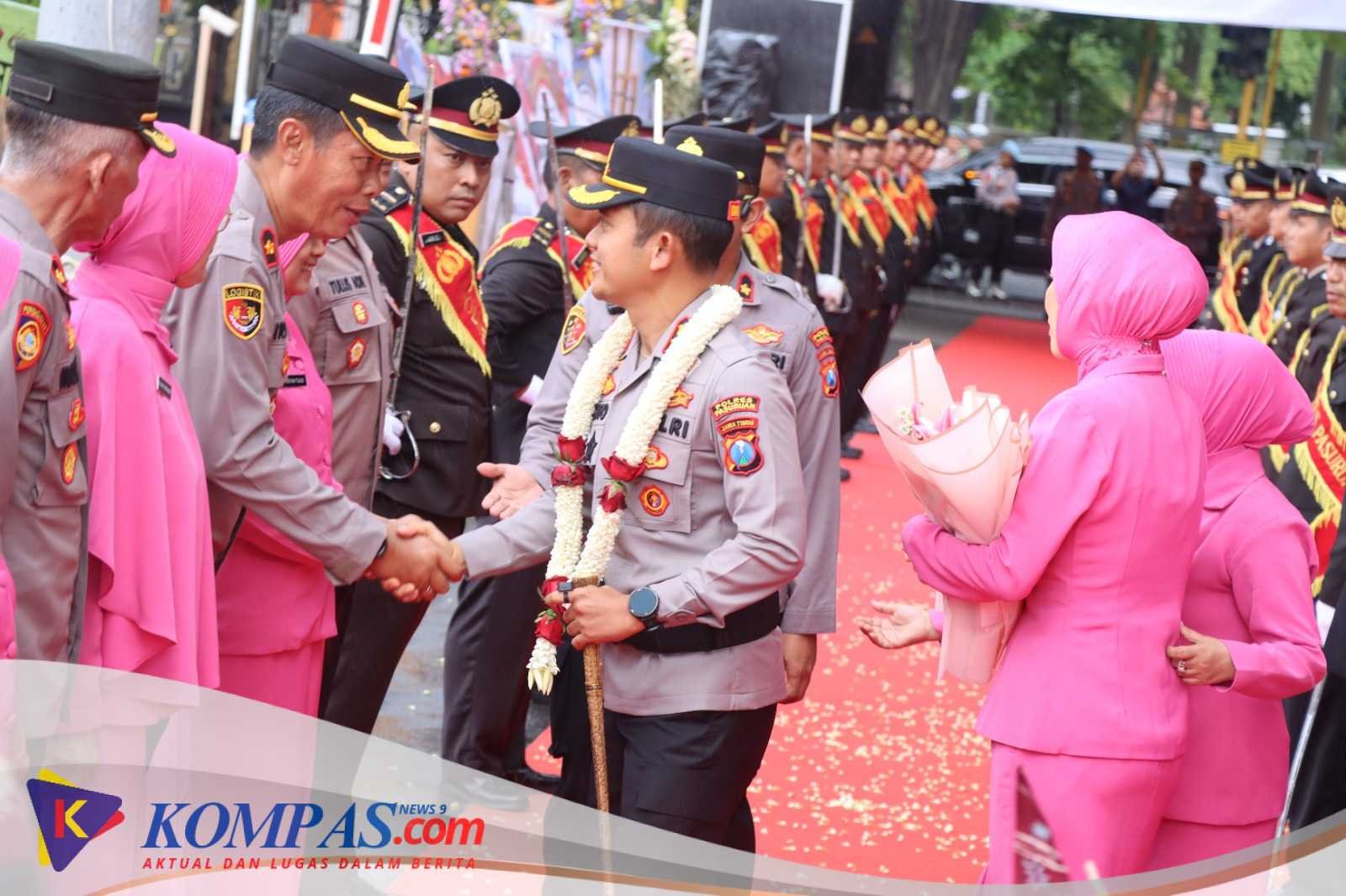 Sertijab Kapolres Pasuruan Berlangsung Khidmat, AKBP Harto Agung Resmi Pimpin Polres Pasuruan