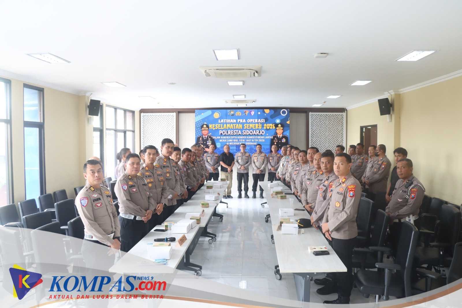 Polresta Sidoarjo Gelar Latpra Ops Keselamatan Semeru 2026