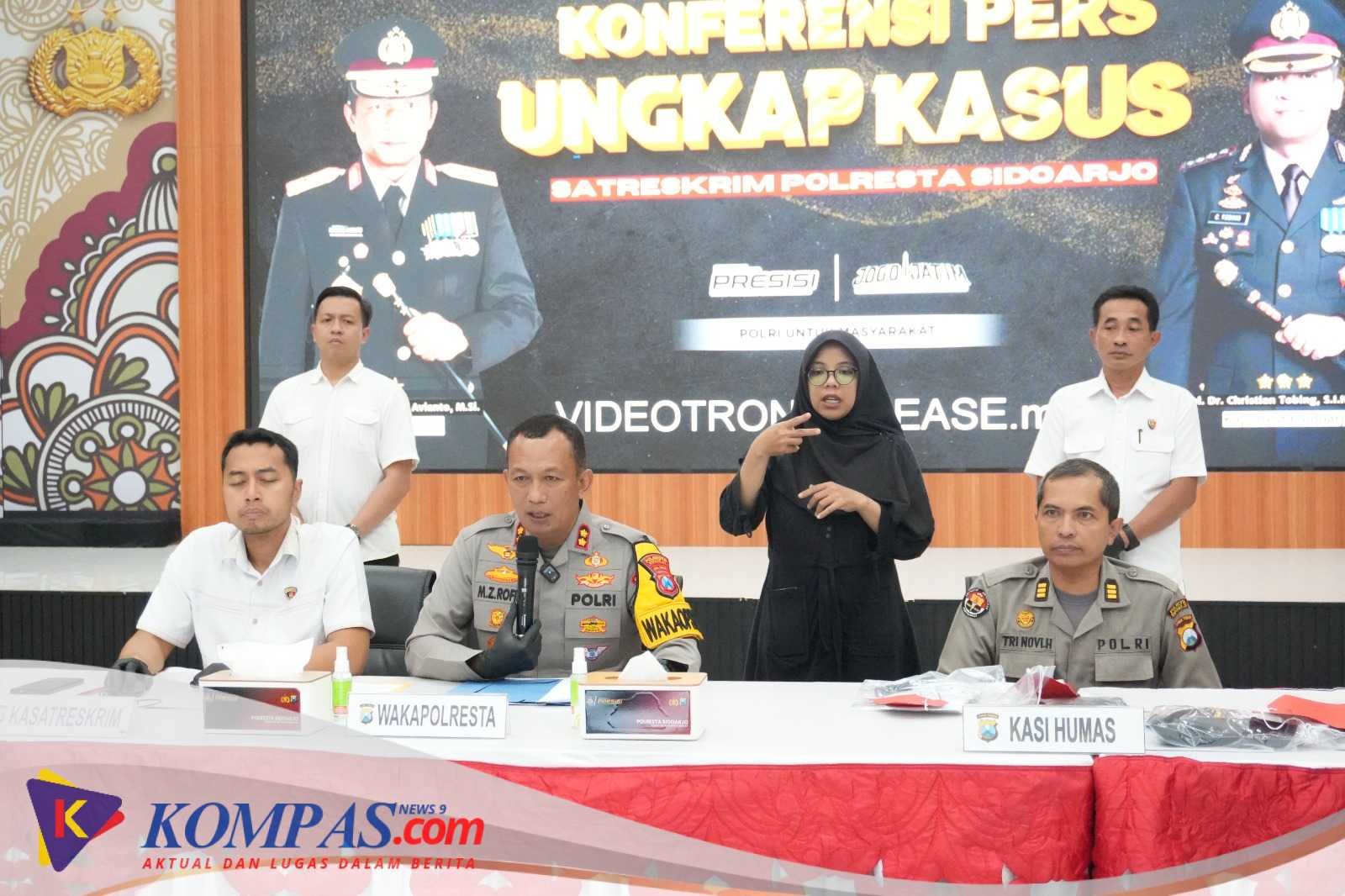 Bobol Brankas Garasi Bus, Polresta Sidoarjo Berhasil Ringkus Pelaku di Lamongan
