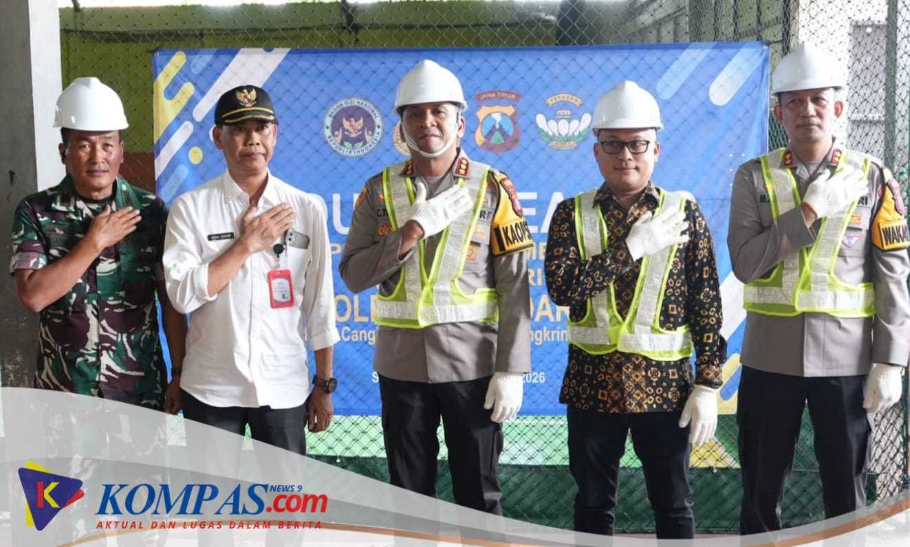 Kapolresta Sidoarjo Ground Breaking SPPG di Desa Kedung Cangkring