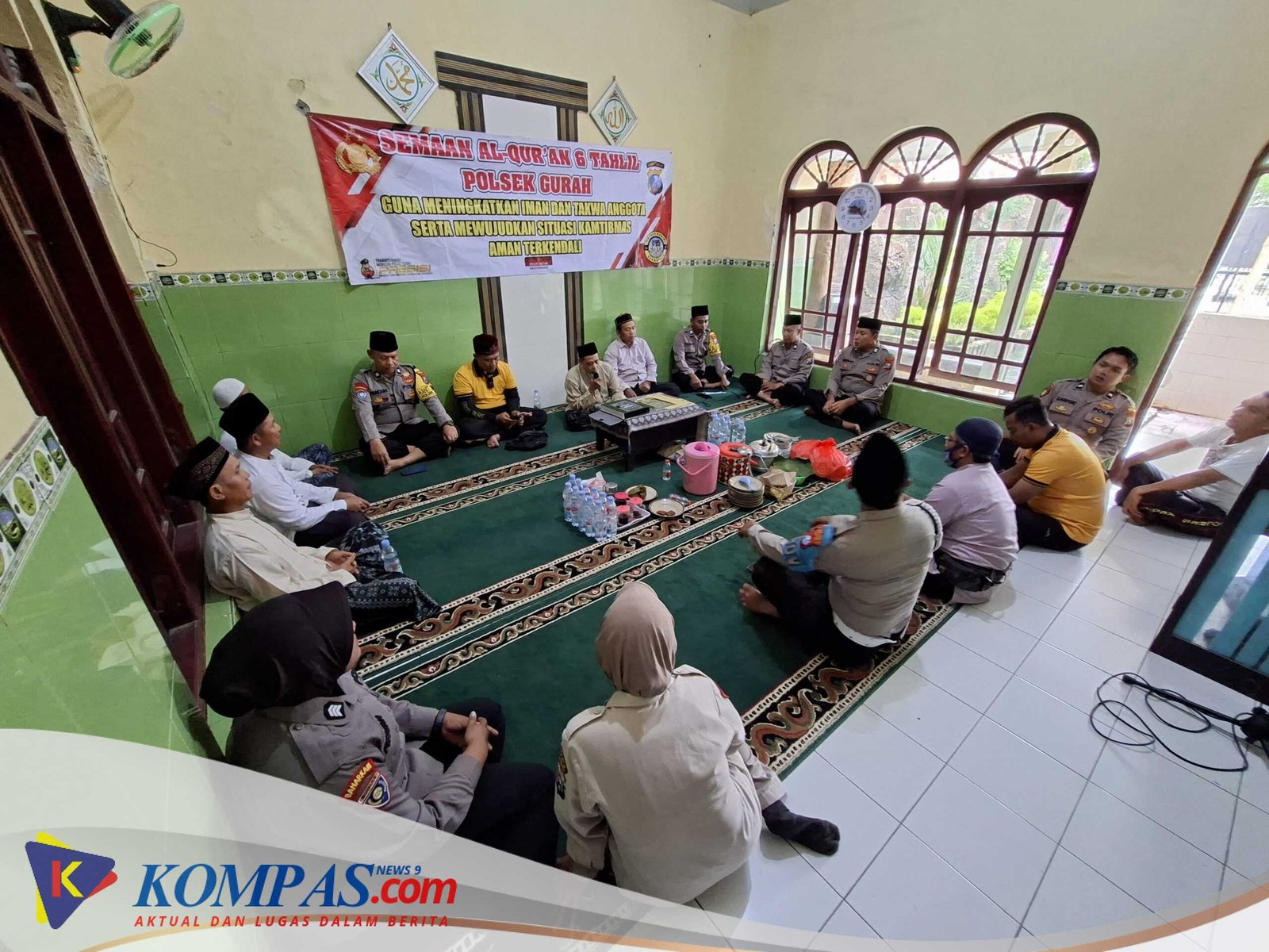 TINGKATKAN KETAQWAAN POLSEK GURAH POLRES KEDIRI ADAKAN DO’A BERSAMA MUSPIKA DAN ANGGOTA