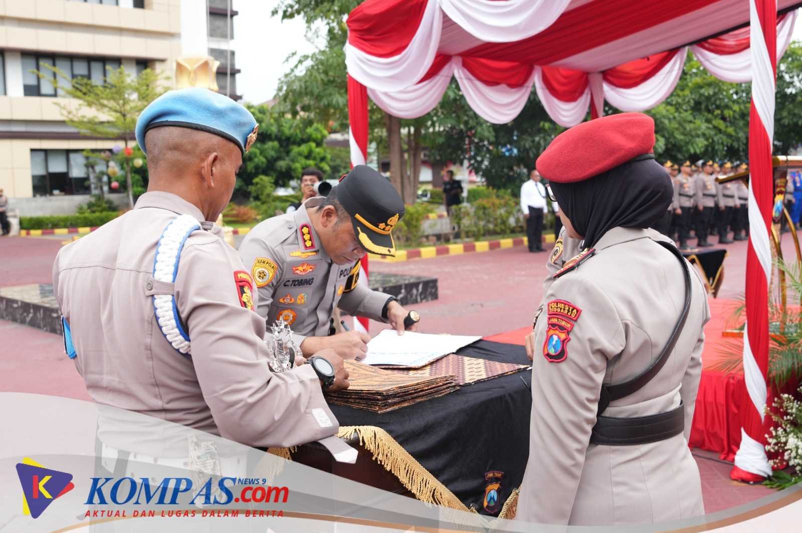 Polresta Sidoarjo Sertijab Pejabat Utama dan Pelantikan Kasat PPA – PPO 