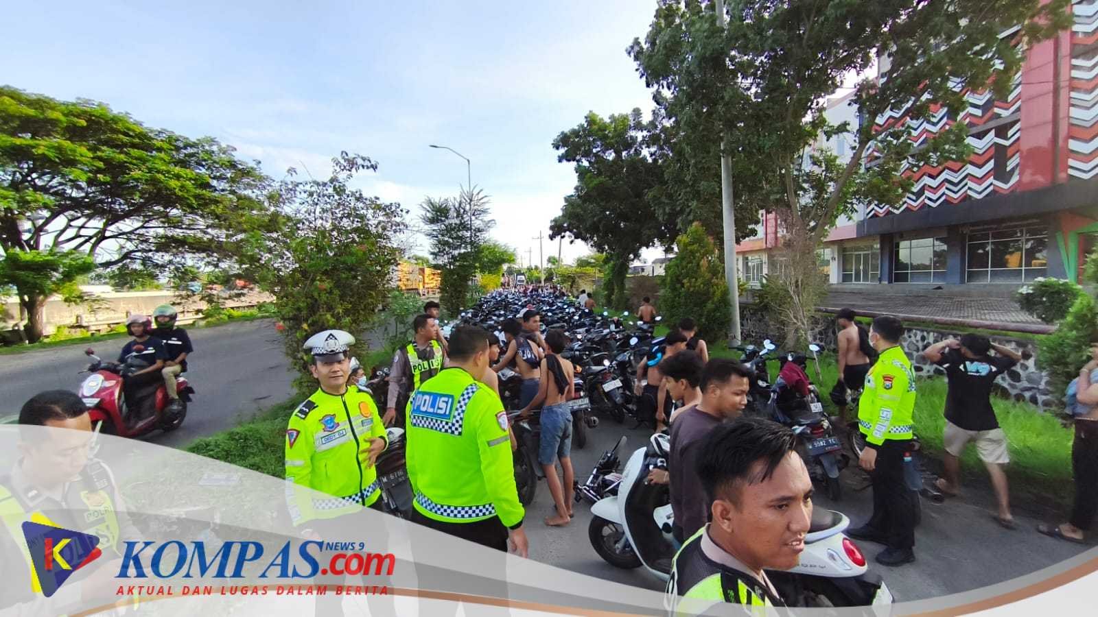 Ganggu Kenyamanan Ramadan, Ratusan Motor Terjaring Razia Balap Liar di Porong