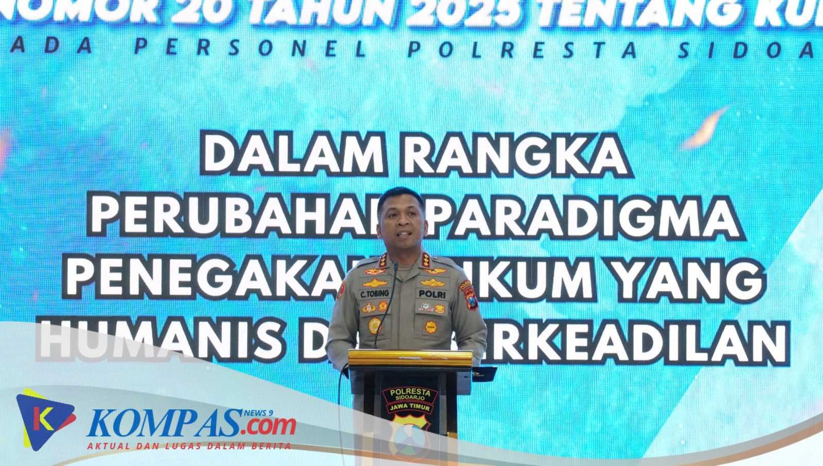 Polresta Sidoarjo Sosialisasikan KUHP dan KUHAP Terbaru, Wujudkan Penegakan Hukum Humanis dan Berkeadilan
