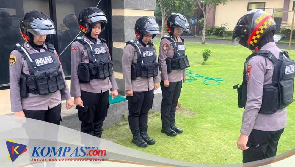 Polwan Polresta Sidoarjo Jenggala Presisi Patroli Tempat Keramaian, Jaga Kamtibmas Selama Ramadan