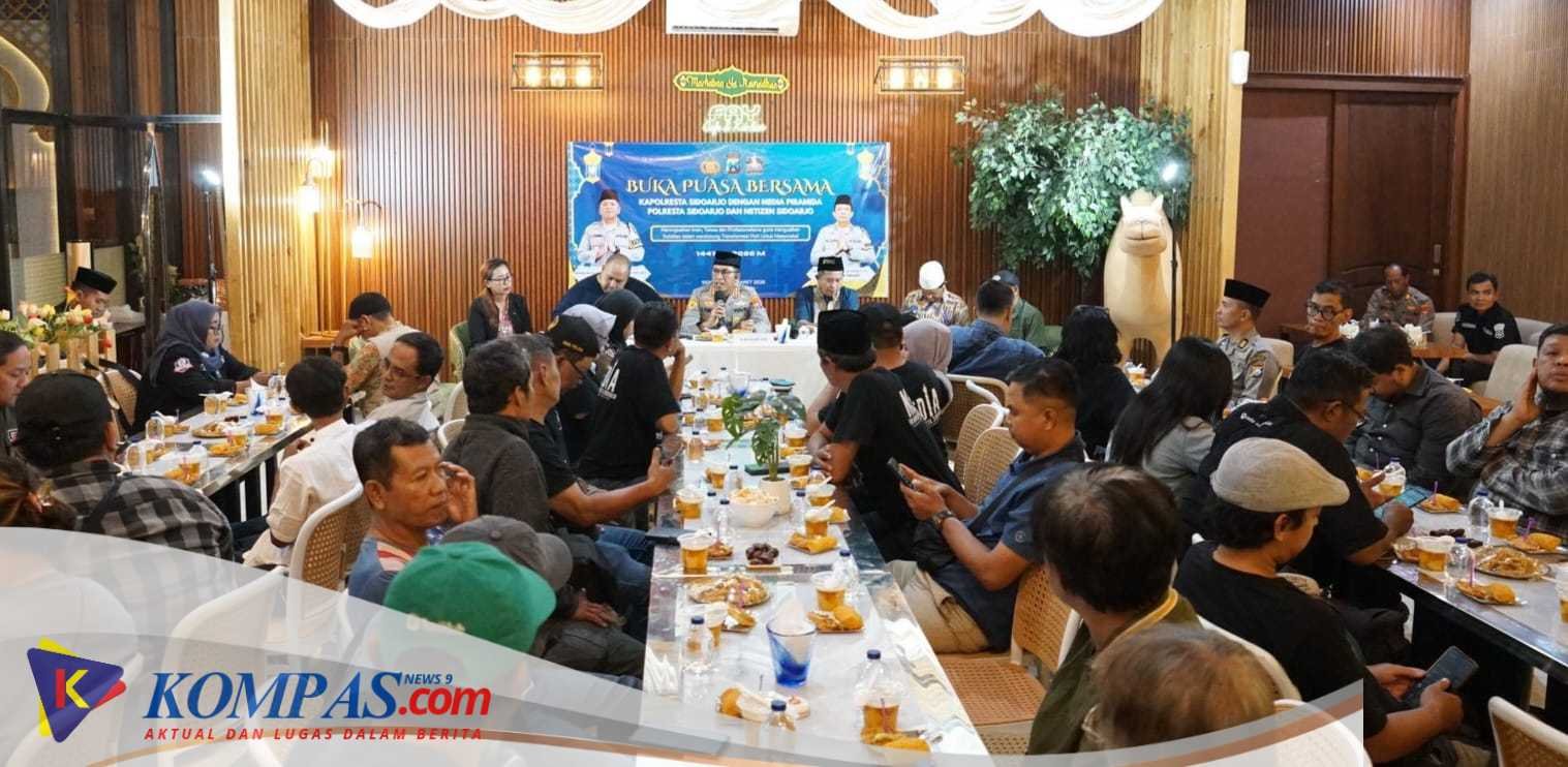 Polresta Sidoarjo Buka Puasa Bersama Awak Media untuk Perkuat Sinergi Jaga Kamtibmas