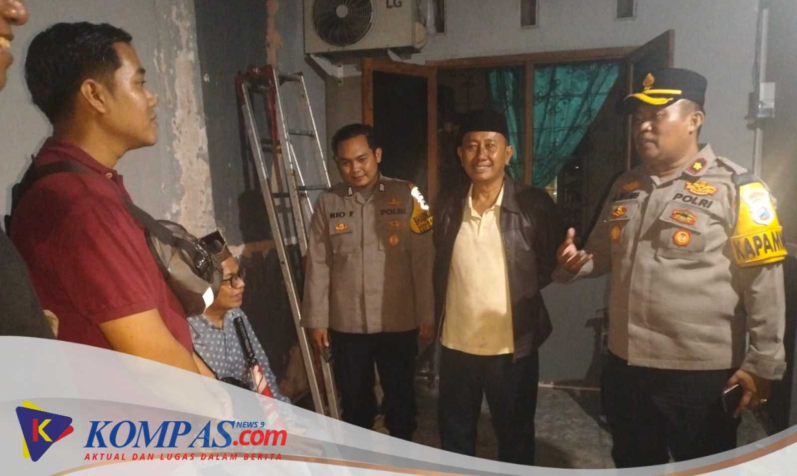Kapolsek Gedangan Datangi Rumah Warga Terdampak Angin Kencang