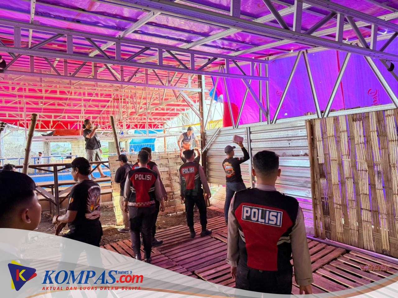 Poresta Sidoarjo Bersama Polsek Sedati dan TNI Tutup Lokasi Judi Sabung Ayam