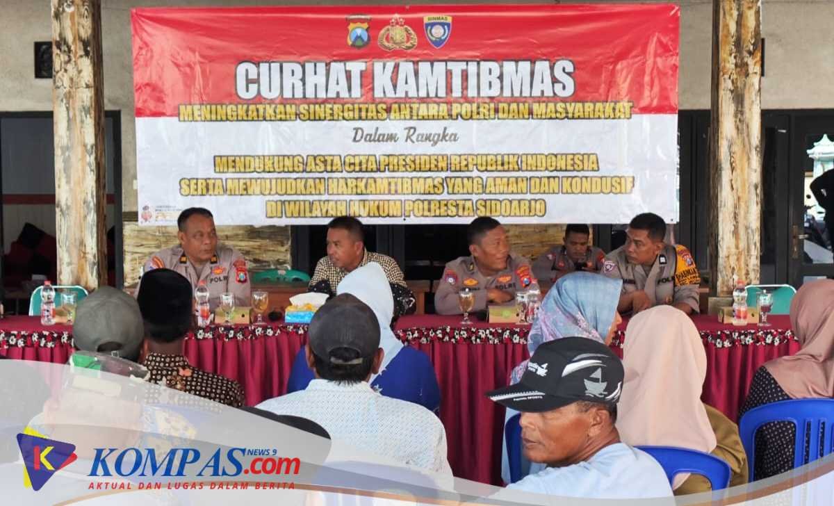 Polresta Sidoarjo Curhat Kamtibmas Perkuat Sinergi dan Serap Aspirasi Warga Desa Lambangan