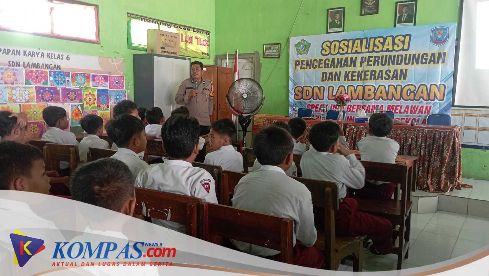 Polsek Wonoayu Sosialisasikan Anti Bullying kepada Siswa SDN Lambangan