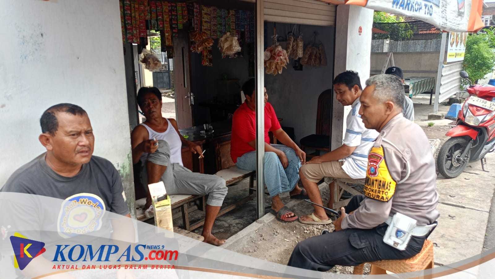 Jajaran Polsek  Buduran Jelang Pilkades Serentak Polisi Perkuat Cooling System di Tengah Warga