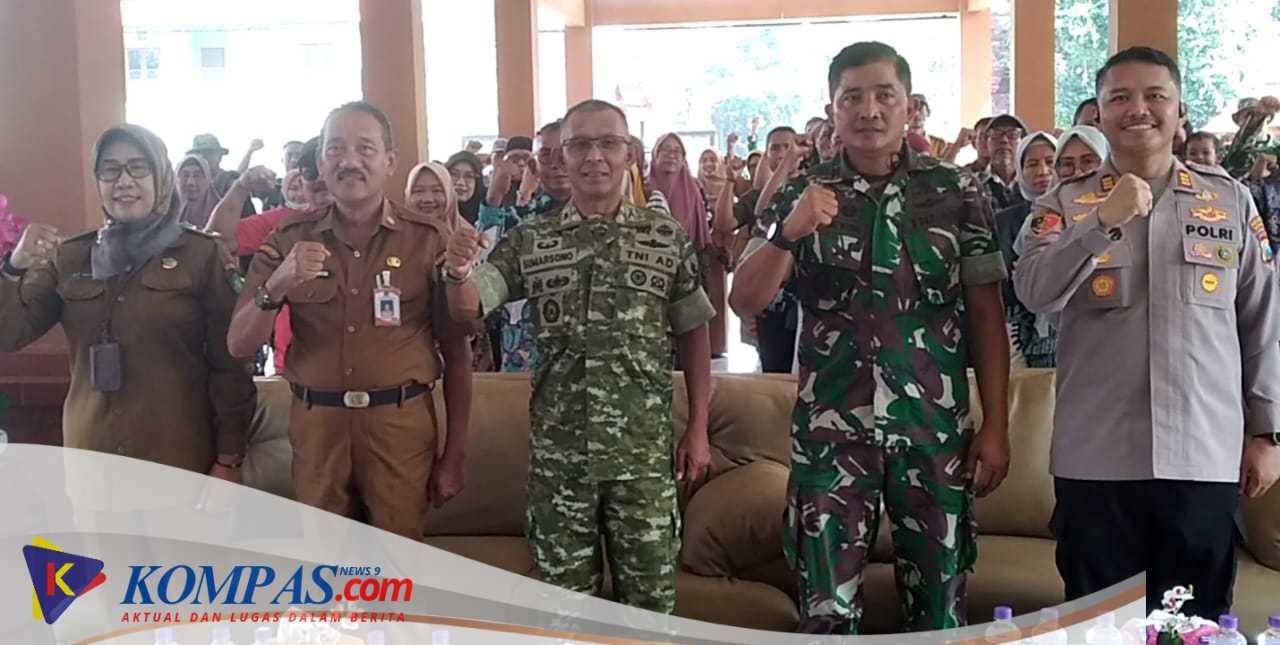 Karya Bakti Kodim 0816 Sidoarjo Di Desa Terungwetan Krian Bansos Kesehatan Dan Bagi Sembako