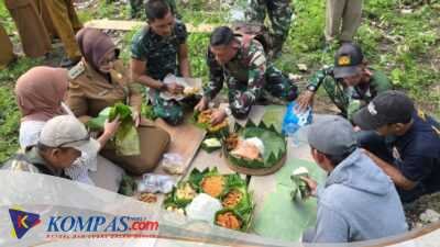 TASYAKURAN WUJUD SINERGI TNI DAN MASYARAKAT DI DESA TERUNGWETAN