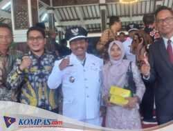 Bupati Sidoarjo Lantik Sukisno Kades Terpilih Desa Balongmacean kecamatan tarik