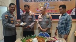 Kegiatan Tasyakuran Kenaikan Pangkat Anggota Polsek Buduran 