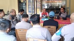 Polsek Balongbendo dapat kunjungan Brigjen Pol (Purn) Drs. Edhi Susilo, S.H. (eks. Kapolda Sulawesi Tenggara)