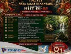 Peringati HUT RI ke-81, Upacara Nata Jagat Nusantara Digelar di Sendang Sreto Lamongan