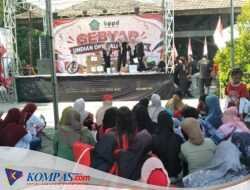 Desa Bogempinggir Kecamatan Balongbendo Mengadakan Jalan Sehat Peringati HUT RI Ke-81