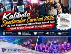 Kaliboto Spectacular Carnival 2026, Polsek Tarokan Terapkan Strategi Humanis di Balik 29 Truk Sound Horeg