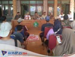 Rapat koordinasi pembangunan gorong gorong di desa Melirip Rowo Kecamatan Tarik